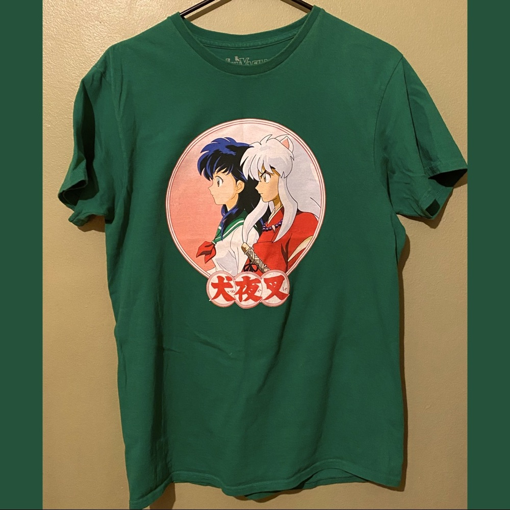 Inuyasha green tee shirt 🤺